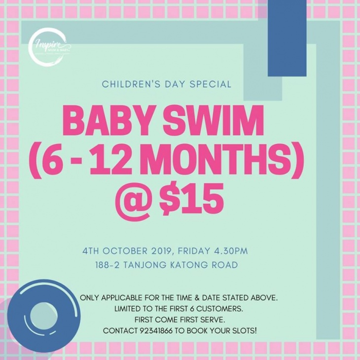 Children's Day Special Baby Swim (6 12 months) Tickikids Singapore